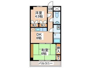 パ－ルプラザの物件間取画像